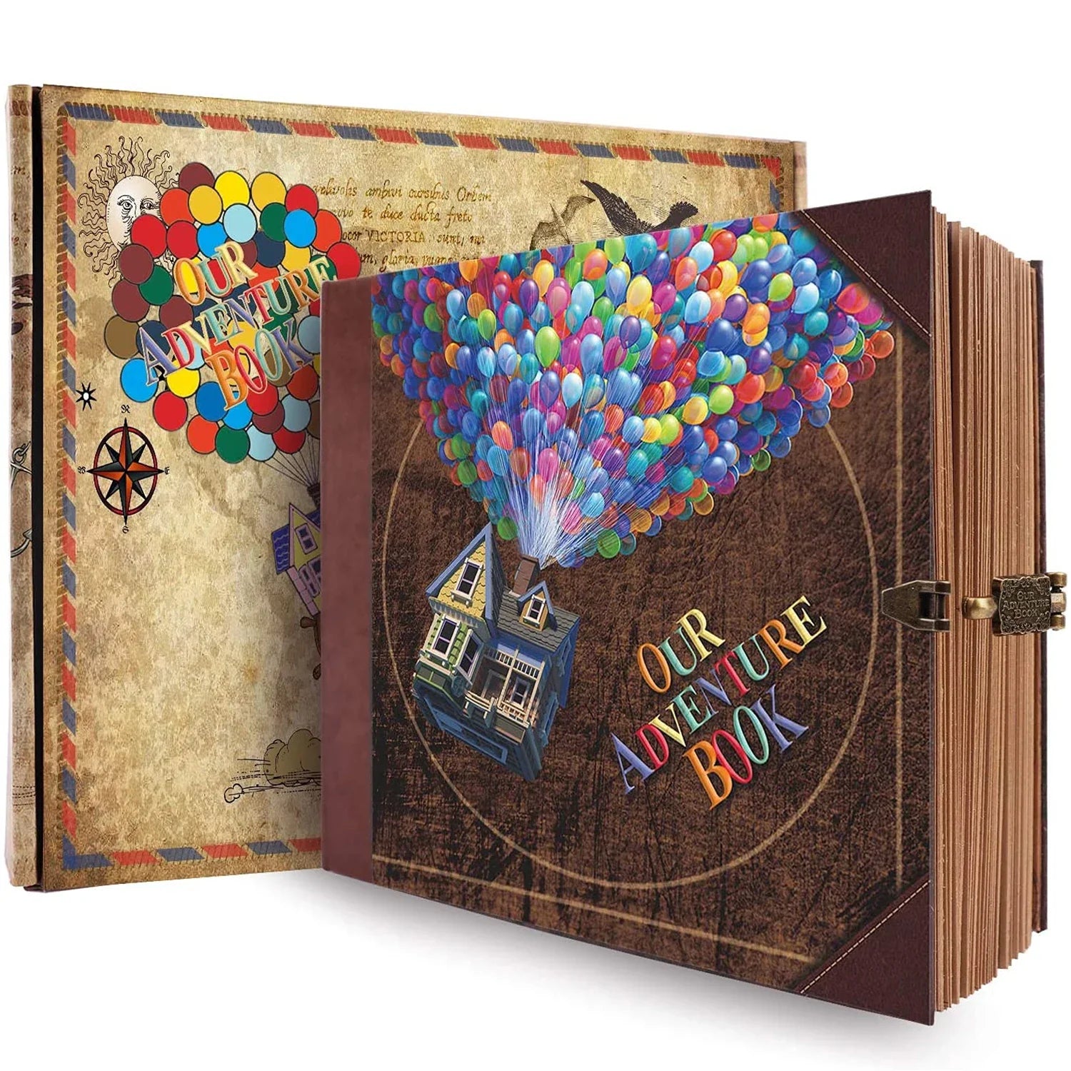 Our Adventure Book: 146 Page DIY Handmade Photo Album | Scrapbook Craft Album | Anniversary, Wedding, Mother's Day Gift